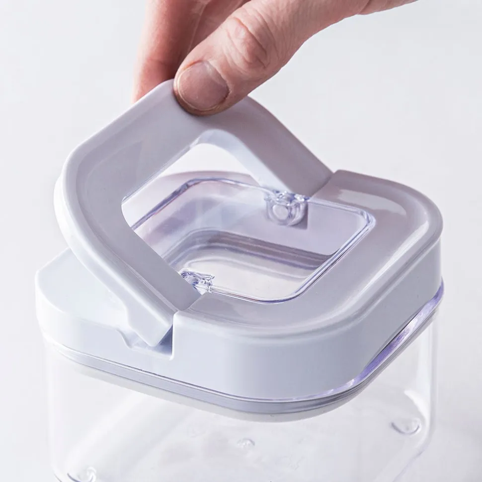 KSP Easy Lock 'Square' Acrylic Canister with Locking Lid (0.45 L)