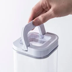 KSP Easy Lock 'Square' Acrylic Canister with Locking Lid (2.3 L)
