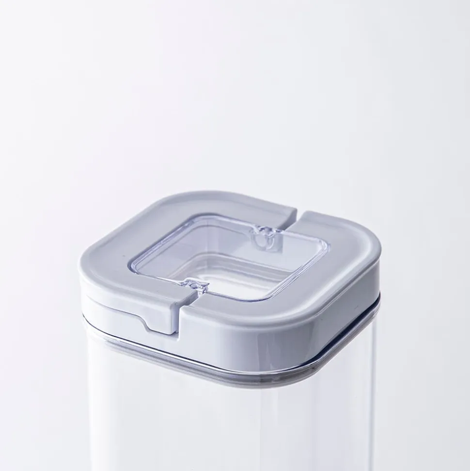KSP Easy Lock 'Square' Acrylic Canister with Locking Lid (2.3 L)