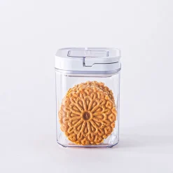 KSP Easy Lock 'Square' Acrylic Canister with Locking Lid (1.1 L)