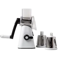 KSP Easy Prep Drum Slicer-Grater (White/Black)