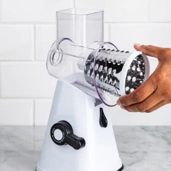 KSP Easy Prep Drum Slicer-Grater (White/Black)