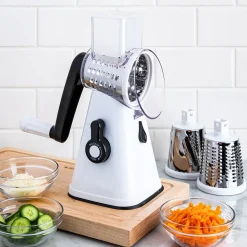 KSP Easy Prep Drum Slicer-Grater (White/Black)