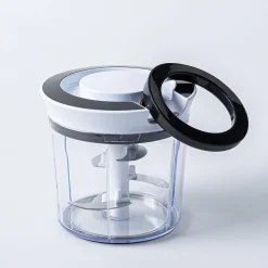 KSP Easy Pull Manual Vegetable Chopper (Black/White)