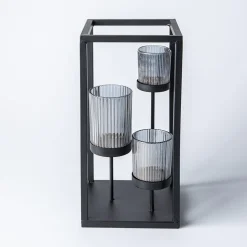 KSP Elevate '3-Lite' Iron Candleholder 12