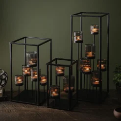 KSP Elevate '3-Lite' Iron Candleholder 12