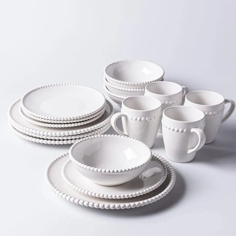 KSP Elizabeth Ceramic Dinnerware - Set of 16