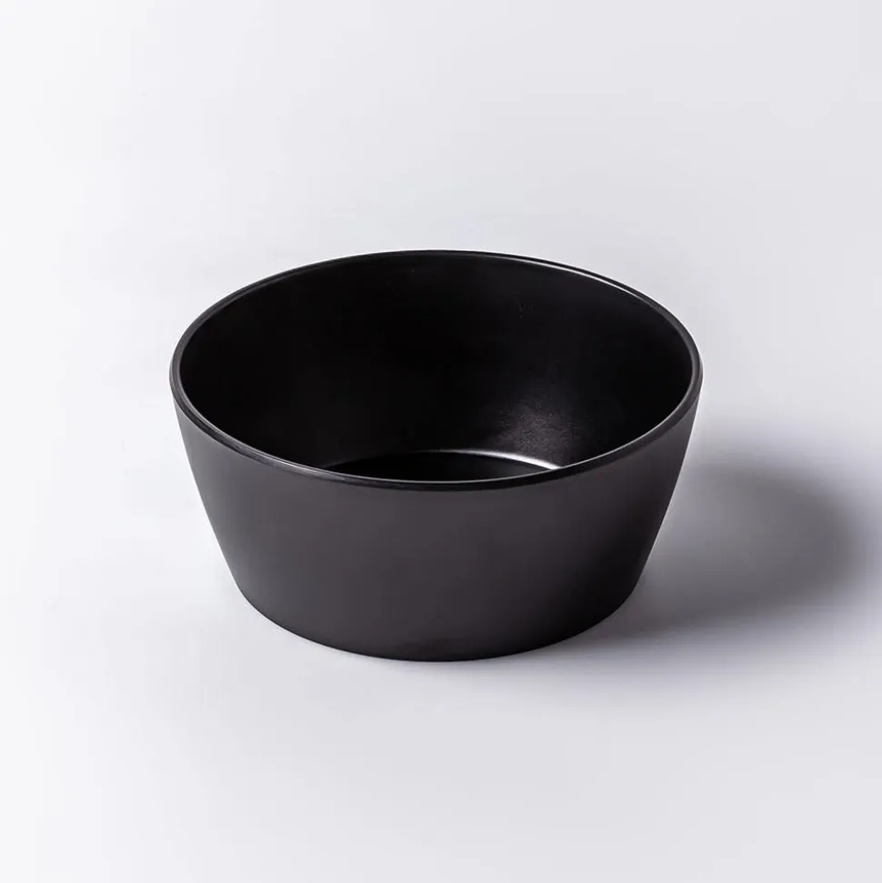 KSP Enzo Melamine Bowl 6" dia. (Matte Black)
