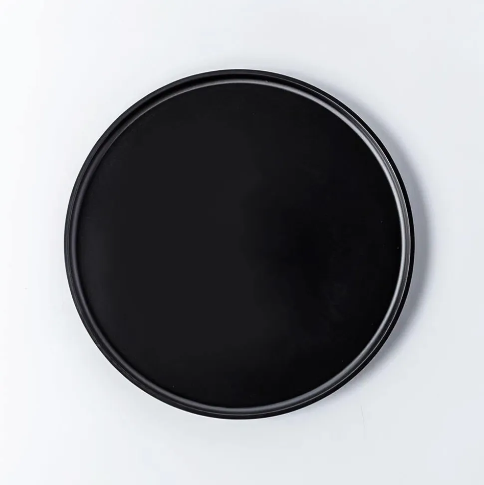 KSP Enzo Melamine Dinner Plate 10.5" (Matte Black)