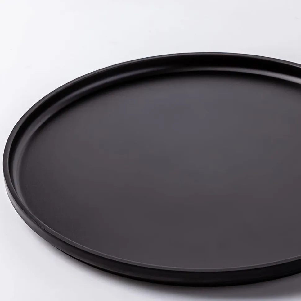 KSP Enzo Melamine Dinner Plate 10.5" (Matte Black)
