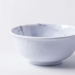 KSP Enzo Melamine Pinch Bowl 4.5" dia. (Marble White)