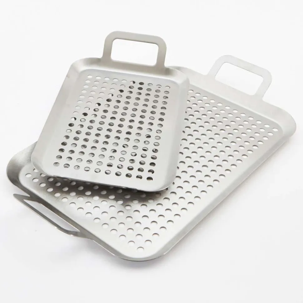 KSP Epicure BBQ Grill Topper - Set of 2 (Stainless Steel)
