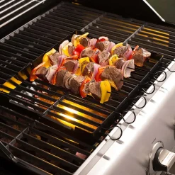 KSP Epicure BBQ Shish Kabob Skewer with Rack (Dark Grey)