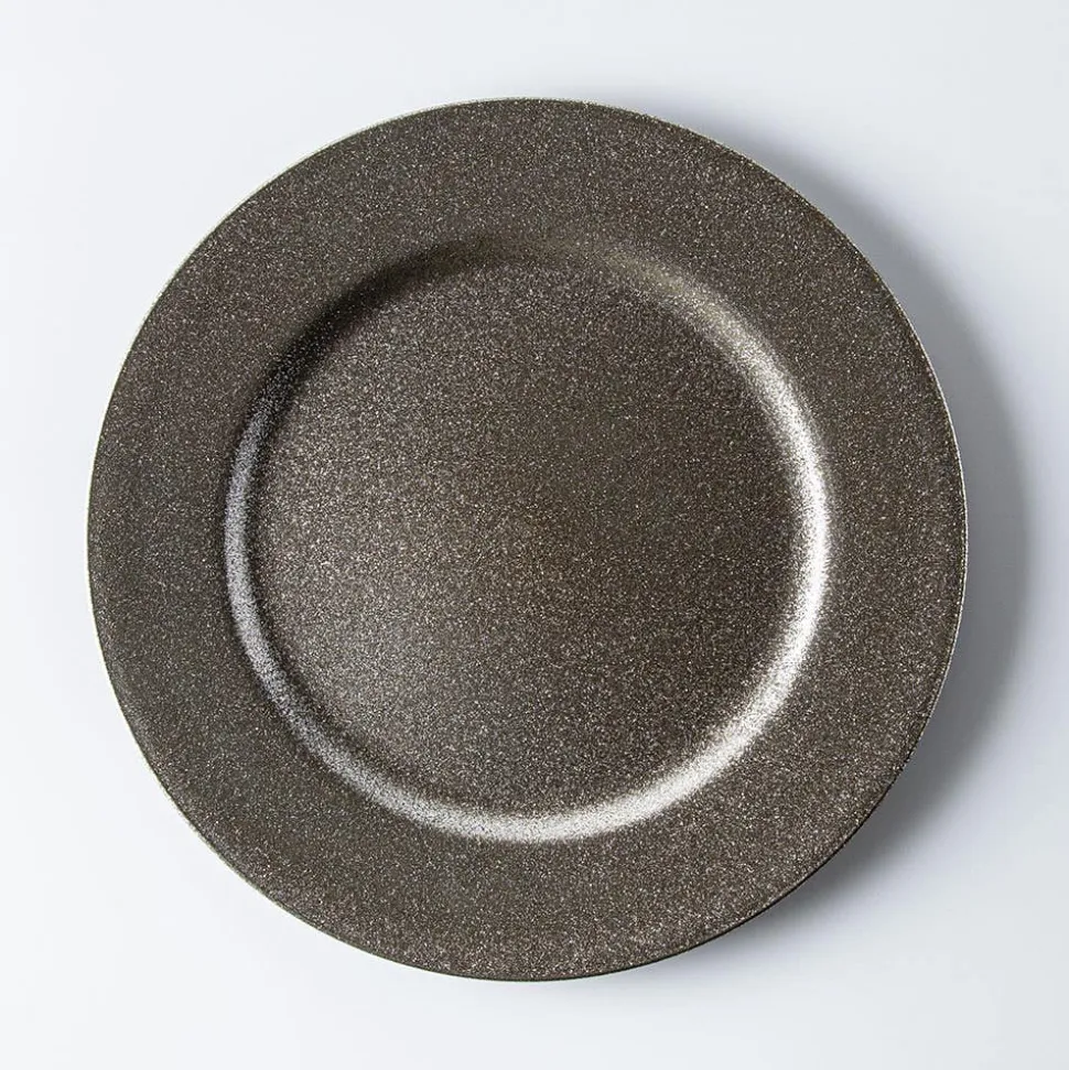 KSP Everyday Charger Plate with Glitter (Champagne)
