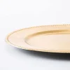 KSP Everyday Charger Plate with Beaded Rim (Gold)