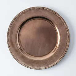 KSP Everyday Charger Plate with Beaded Rim (Bronze)