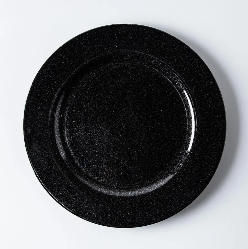 KSP Everyday Charger Plate with Glitter (Black)