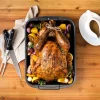 KSP Everyday Non-Stick Roaster with Rack (Dark Grey)