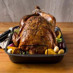 KSP Everyday Non-Stick Roaster with Rack (Dark Grey)