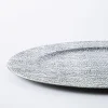 KSP Everyday 'Trellis' Charger Plate Textured (Silver)