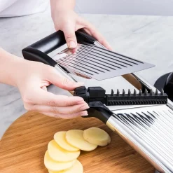 KSP Express 'All-In-1' Mandoline Slicer (Black/Stainless Steel)