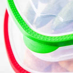 KSP Fresh Seal Rectangle Storage Container Set of 2 (Green Red)