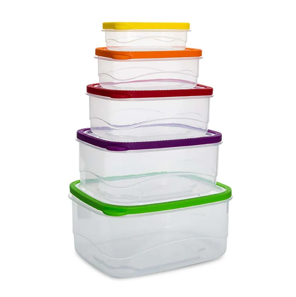 KSP Fresh Seal Rectangle Storage Container Combo Set of 10