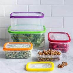 KSP Fresh Seal Rectangle Storage Container Combo Set of 10