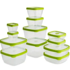 KSP Fresh Seal Storage Container Combo - Set of 24 (Green)