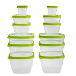KSP Fresh Seal Storage Container Combo - Set of 24 (Green)