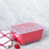KSP Fridgestor Berry Keeper Basket (Red) 6.7x8.7x4"