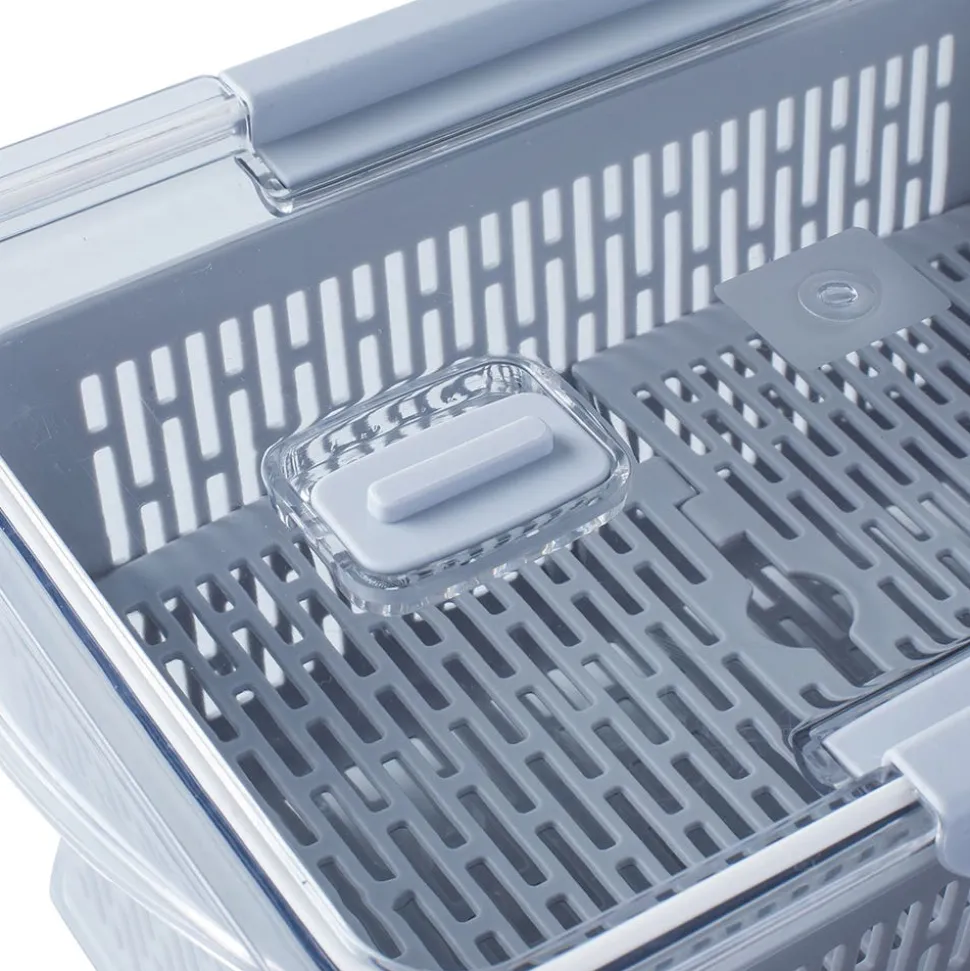 KSP Fridgestor Produce Keeper - Set of 3 (Grey)