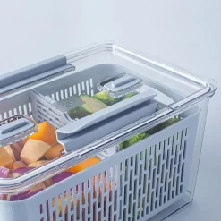 KSP Fridgestor Produce Keeper - Set of 3 (Grey)