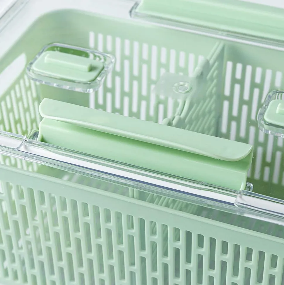 KSP Fridgestor Produce Keeper - Set of 3 (Sage)