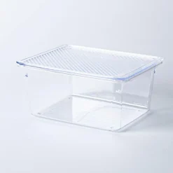 KSP Fridgestor 'Tall' Fridge Bin with Lid (6.75x8.75x4
