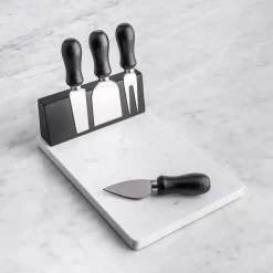 KSP Fromage Cheese Board with Tools - Set of 5 (Black)