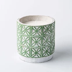 KSP Gardenia Citronella Candle 11cm dia. x 11cm (Green)