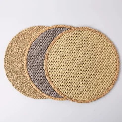 KSP Gather & Dine Beachside Water Hyacinth Placemat (Natural)