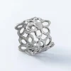 KSP Gather & Dine 'Bloom' Napkin Ring (Nickel)