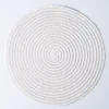 KSP Gather & Dine Cirque Woven Vinyl Placemat (White)