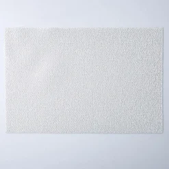 KSP Gather & Dine Glimmer Vinyl Placemat (White)