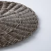 KSP Gather & Dine Graceful Woven Polyrattan Placemat (Grey)