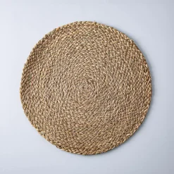 KSP Gather & Dine Jasper Woven Grass Placemat (Natural)