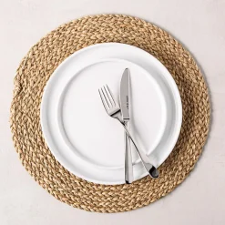 KSP Gather & Dine Jasper Woven Grass Placemat (Natural)