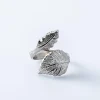 KSP Gather & Dine 'Leaf' Napkin Ring (Nickel)