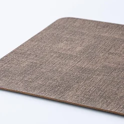 KSP Gather & Dine Luxe Leather Pvc Placemat (Coffee Brown)