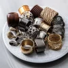 KSP Gather & Dine 'Rattan Look' Napkin Ring (Natural)