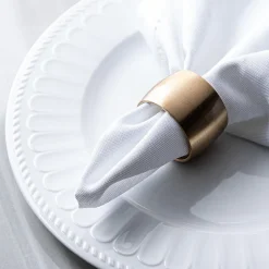 KSP Gather & Dine 'Round' Napkin Ring (Matte Brass)
