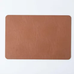 KSP Gather & Dine Supreme Leather Pvc Placemat (Coffee Brown)