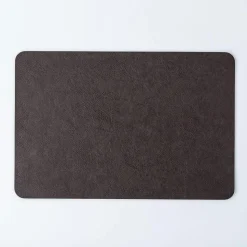 KSP Gather & Dine Supreme Leather Pvc Placemat (Dark Brown)